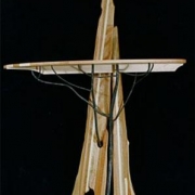 Cedar and Metal Table, by Conrad Kaufman
